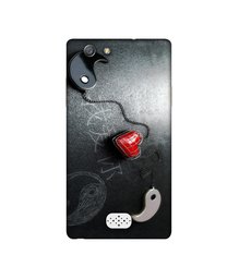 Amazon Brand - Solimo Designer Chinnese Yin and Yang UV Printed Soft Back Case Mobile Cover for Oppo Neo 5 (2015)