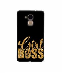 Amazon Brand - Solimo Designer Sparkle Girl Boss 3D Printed Hard Back Case Mobile Cover for Huawei Honor 5c