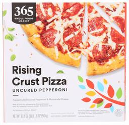 365 by Whole Foods Market, Frozen Rising Crust Pizza, Uncured Pepperoni, 17.8 Ounce