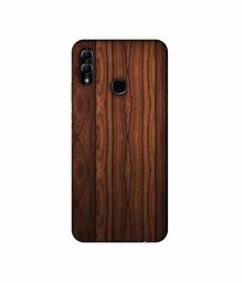 Amazon Brand - Solimo Designer Wooden Texture 3D Printed Hard Back Case Mobile Cover for Honor 10 Lite