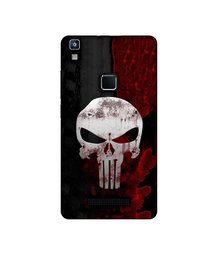 Amazon Brand - Solimo Designer Punisher Skull UV Printed Soft Back Case Mobile Cover for Lava Z80