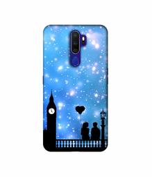 Amazon Brand - Solimo Designer Love Couple Vector 3D Printed Hard Back Case Mobile Cover for Oppo A9 (2020)