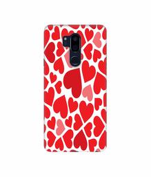 Amazon Brand - Solimo Designer Heart Pattern 3D Printed Hard Back Case Mobile Cover for LG G7 ThinQ