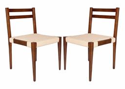 Stone & Beam Jane Wood-Framed Classic Woven Dining Chair, 34