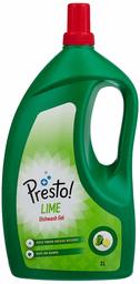 Amazon Brand - Presto! Dish Wash Gel - 2 L (Lime)