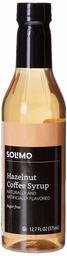 Amazon Brand - Solimo Coffee Syrup, Hazelnut Flavor, Sugar Free, 12.7 FL OZ