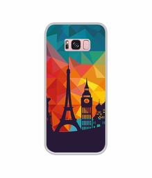 Amazon Brand - Solimo Designer Colored Paris UV Printed Soft Back Case Mobile Cover for Samsung Galaxy S8 Plus