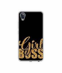 Amazon Brand - Solimo Designer Sparkle Girl Boss UV Printed Soft Back Case Mobile Cover for Vivo Y91i