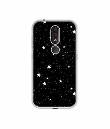 Amazon Brand - Solimo Designer Stars UV Printed Soft Back Case Mobile Cover for Nokia 4.2