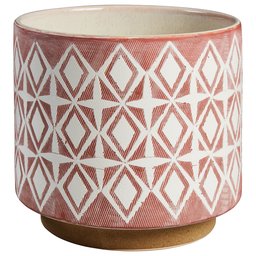 Amazon Brand – Rivet Modern Geometric Ceramic Planter, 8.6