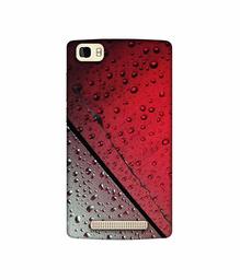 Amazon Brand - Solimo Designer Water Drop On Glass UV Printed Soft Back Case Mobile Cover for Panasonic P75