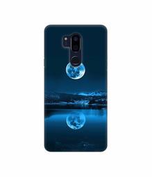 Amazon Brand - Solimo Designer Moon Pattern Print 3D Printed Hard Back Case Mobile Cover for LG G7 ThinQ