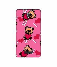 Amazon Brand - Solimo Designer Heart Holding Bear 3D Printed Hard Back Case Mobile Cover for Micromax Canvas Pace 4G Q416