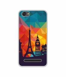 Amazon Brand - Solimo Designer Colored Paris UV Printed Soft Back Case Mobile Cover for Lyf Wind 6