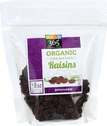 365 Everyday Value, Organic Raisins, Thompson Seedless, 8 oz