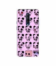 Amazon Brand - Solimo Designer Panda Experation 3D Printed Hard Back Case Mobile Cover for OnePlus 7T Pro