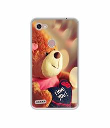 Amazon Brand - Solimo Designer Teddy Bear UV Printed Soft Back Case Mobile Cover for Spice F302