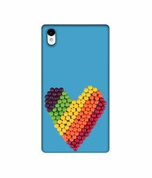 Amazon Brand - Solimo Designer Ball Heart 3D Printed Hard Back Case Mobile Cover for Sony Xperia Z2