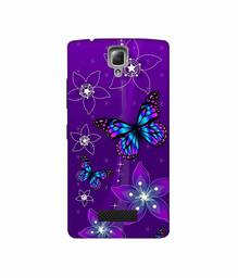 Amazon Brand - Solimo Designer Butterflies 3D Printed Hard Back Case Mobile Cover for Lenovo A2010