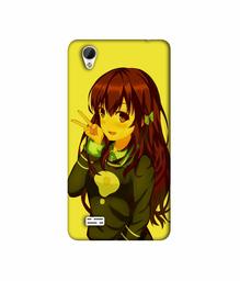 Amazon Brand - Solimo Designer DJ Girl Vector 3D Printed Hard Back Case Mobile Cover for Vivo Y31