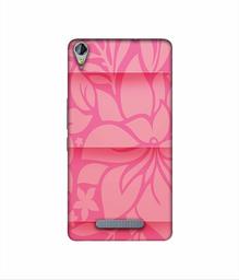 Amazon Brand - Solimo Designer Pink Flower Banch Print On Cloth 3D Printed Hard Back Case Mobile Cover for Micromax Canvas Juice 3Plus Q394