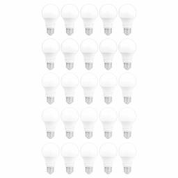 AmazonCommercial 40 Watt Equivalent, 25000 Hours, Dimmable, 450 Lumens, Energy Star and CEC (California) Compliant, A19 LED Light Bulb - Pack of 25, Soft White