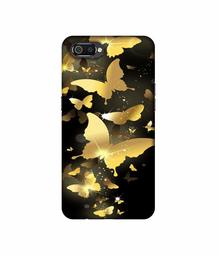 Amazon Brand - Solimo Designer Golden Butterfly Pattern 3D Printed Hard Back Case Mobile Cover for Realme C2