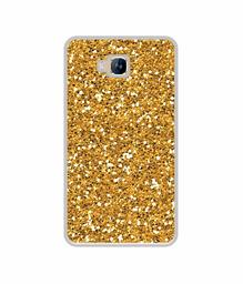 Amazon Brand - Solimo Designer Golden Sparkle UV Printed Soft Back Case Mobile Cover for Lyf Wind 2