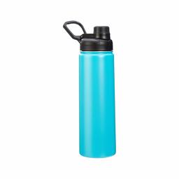 AmazonBasics Stainless Steel Insulated Water Bottle with Spout Lid – 20-Ounce, Teal