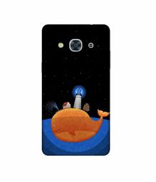 Amazon Brand - Solimo Designer Whale 3D Printed Hard Back Case Mobile Cover for Samsung Galaxy J3 Pro