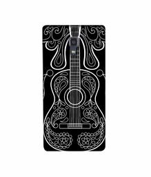 Amazon Brand - Solimo Designer White Gitar On Black 3D Printed Hard Back Case Mobile Cover for Xiaomi Redmi 1S