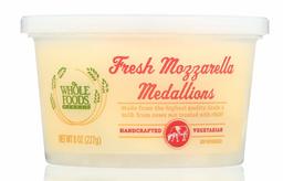 Whole Foods Market, Fresh Mozzarella Medallions, 8 oz