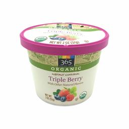 365 Everyday Value, Organic Instant Oatmeal, Triple Berry, 2 oz