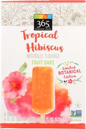 365 Everyday Value, Fruit Bars Tropical Hibiscus, 4 Count