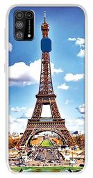 Amazon Brand - Solimo Designer Multicolor Paris Tower Printed Soft Back Case Mobile Cover for Samsung Galaxy M31