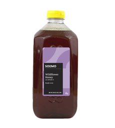 Amazon Brand - Solimo Wildflower Honey, 5 pounds