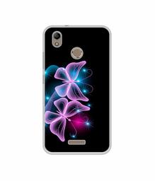 Amazon Brand - Solimo Designer Butterflies Neon Light UV Printed Soft Back Case Mobile Cover for Infocus Turbo 5