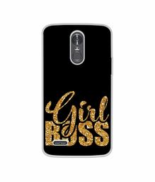 Amazon Brand - Solimo Designer Sparkle Girl Boss UV Printed Soft Back Case Mobile Cover for LG Stylus 3