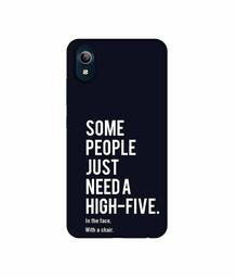 Amazon Brand - Solimo Designer High-Five 3D Printed Hard Back Case Mobile Cover for Vivo Y91i