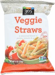 365 Everyday Value, Veggie Straws, 6 oz