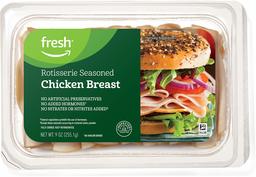 Fresh Brand – Sliced Rotisserie Seasoned Chicken Breast, 9 oz