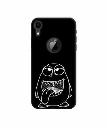 Amazon Brand - Solimo Designer Cartoon Pattern 3D Printed Hard Back Case Mobile Cover for Apple iPhone XR (Logo Cut)