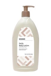 Amazon Brand - Solimo Daily Baby Lotion with Colloidal Oatmeal, Pediatrician Tested, 18 Fluid Ounce