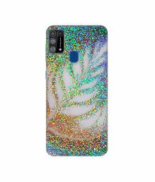 Amazon Brand - Solimo Designer Sparkle Coffee 3D Printed Hard Back Case Mobile Cover for Samsung Galaxy M31