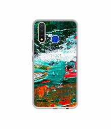 Amazon Brand - Solimo Designer Multicolor Glass Color UV Printed Soft Back Case Mobile Cover for Vivo U20