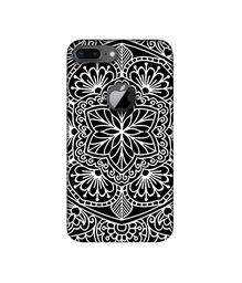 Amazon Brand - Solimo Designer Rangolis 3D Printed Hard Back Case Mobile Cover for Apple iPhone 8 Plus (with Logo Cut)