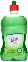 Amazon Brand - Presto! Dish Wash Gel - 500 ml (Lime)