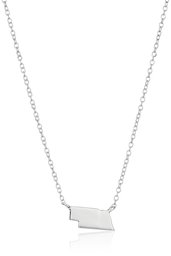 Collana con ciondolo in argento Sterling, 40,6 cm + 5,1 cm di estensione