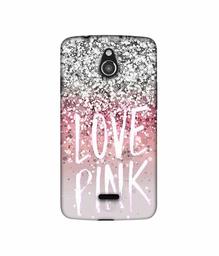 Amazon Brand - Solimo Designer Love Pink 3D Printed Hard Back Case Mobile Cover for InFocus M2