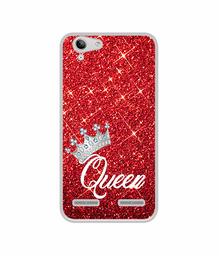 Amazon Brand - Solimo Designer Queen On Red Glitter UV Printed Soft Back Case Mobile Cover for Lenovo Vibe K5